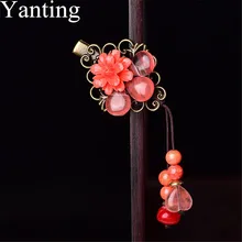 Винтажные заколки для волос Yanting для женщин и девочек,, милый цвет, свадебные украшения для волос, Женские аксессуары с кристаллами, 0126