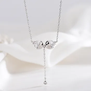

Amaiyllis 925 Sterling Silver Kiss Fish Charms Choker Pendants Necklace For Women Statement Clavicle Necklace Jewelry