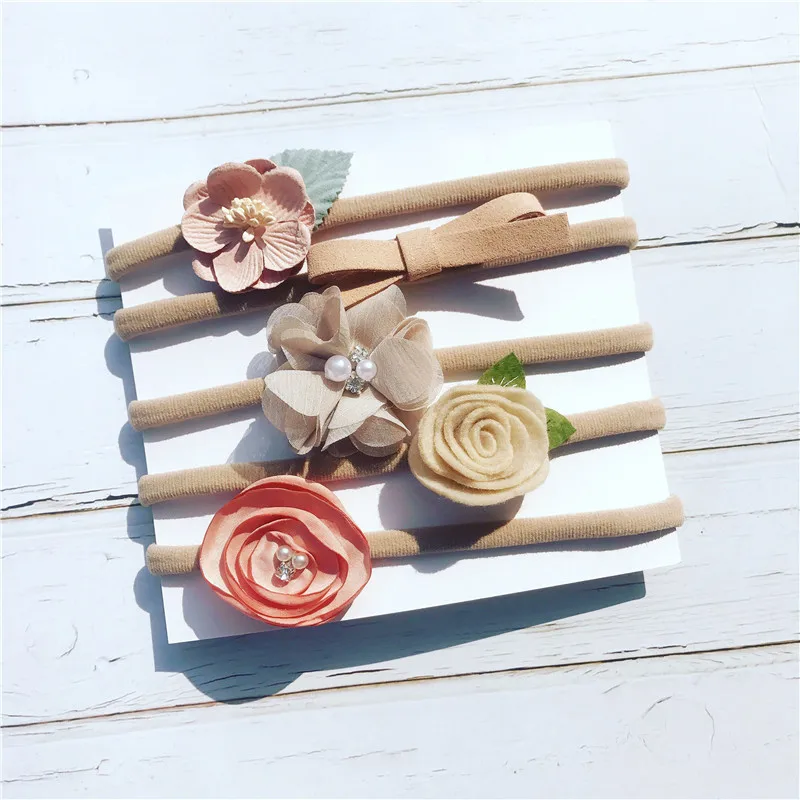

Korea Handmade Headband Baby Bowknot Headband Flower Hair Accessory Baby Headbands for Girls Photo Props Bowknot Headband