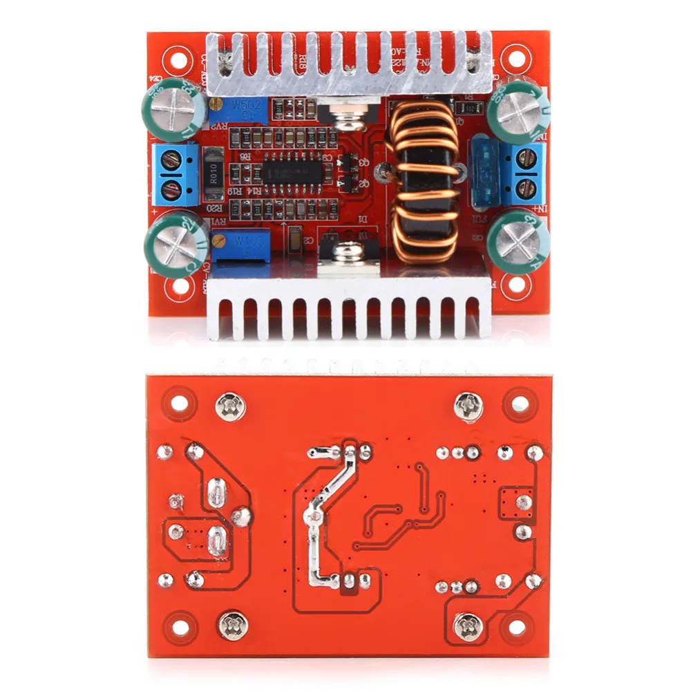 400W DC-DC Напряжение преобразователь повышающий преобразователь постоянного тока Step up повышающий преобразователь постоянного Питание 8,5 V-50 V до 10 V-60 V светодиодный повышающий трансформатор