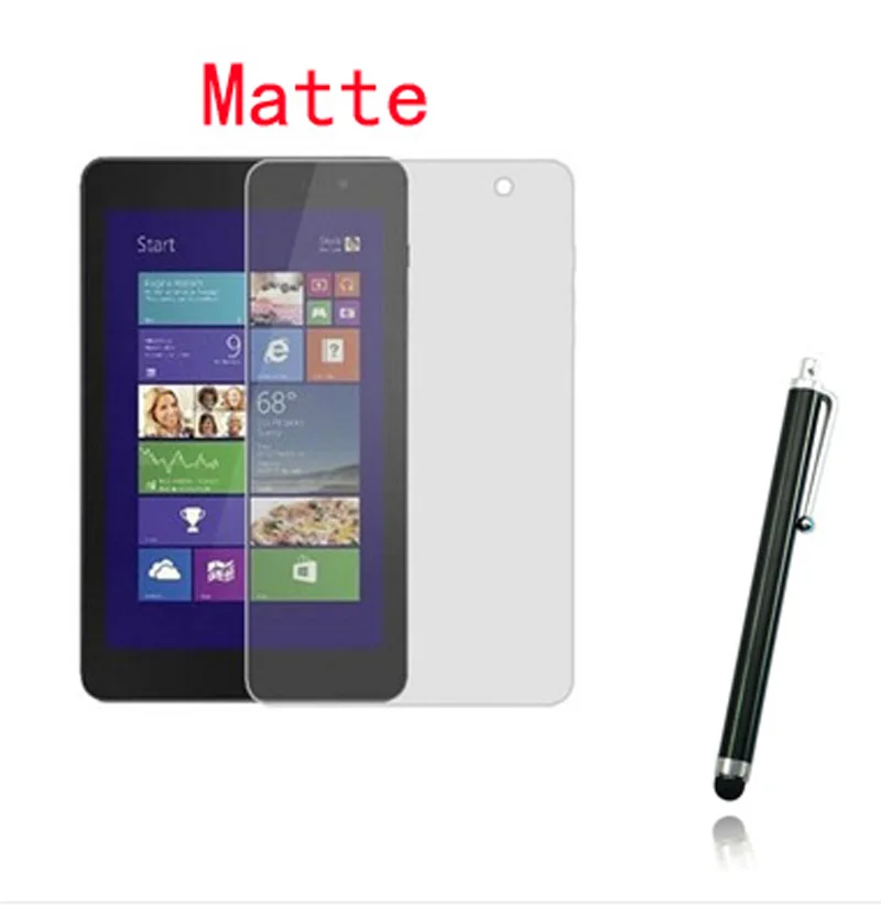 New Anti-Glare Matted Screen Protector Films Protective Matte Film Guards +1x Stylus For Dell Venue 8 Pro 3840 3845 5830 8" |