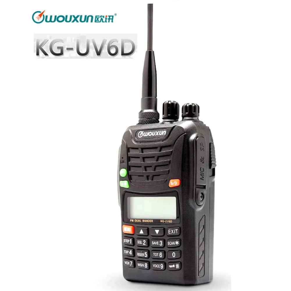 BAOFENG UV6D Two Way Ham Radio Dual Band 400-480MHZ UHF 128CH Walkie Talkie