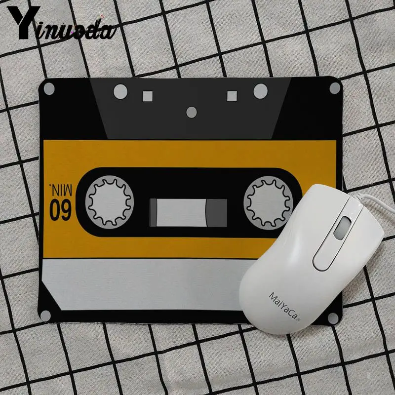 Yinuoda крутой cassette1 маленький коврик для мыши PC компьютерный коврик Гладкий блокнот настольные компьютеры mate игровой коврик Настольный коврик