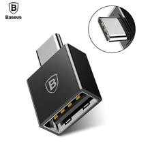 Baseus USB C адаптер типа OTG-C штекер USB Женский USB 3,0 type-C адаптер конвертер для samsung MacBook Xiaomi huawei Nexus 5x