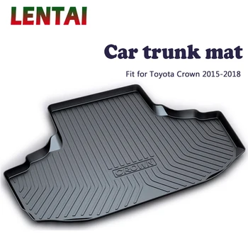 

LENTAI 1PC Car rear trunk Cargo mat For Toyota Crown 2015 2016 2017 2018 Boot Liner Tray Waterproof Anti-slip mat Accessories