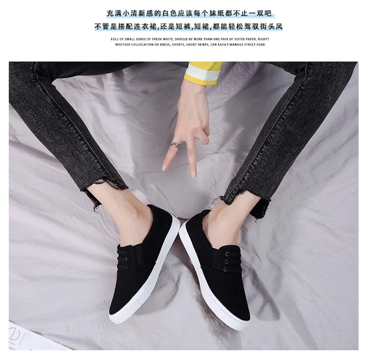 2019 Spring Autumn Women Shoes Fashion Flat Shoes Female Casual Shoe Women Flats Comfortable Breathable Elastic Band Flats M8C43 (8)