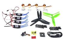 JMT DIY 4 axis Mini Drone Helicopter Parts ARF Kit: Brushless Motor 30A ESC CC3D Controller Board Flight Controller