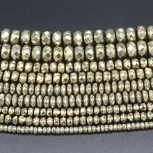 Ematite Placcato Pirite Sfaccettato I Branelli di rondelle 15 pollici per filo, FAI DA TE Monili Che Fanno! Forniamo il commercio all'ingrosso misto per tutti gli articoli!