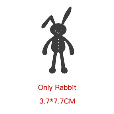 Животные Куклы металлические режущие штампы трафареты для DIY бумажные карточки для скрапбукинга декоративные штампы для рукоделия тиснение штампы новые - Цвет: Only Rabbit