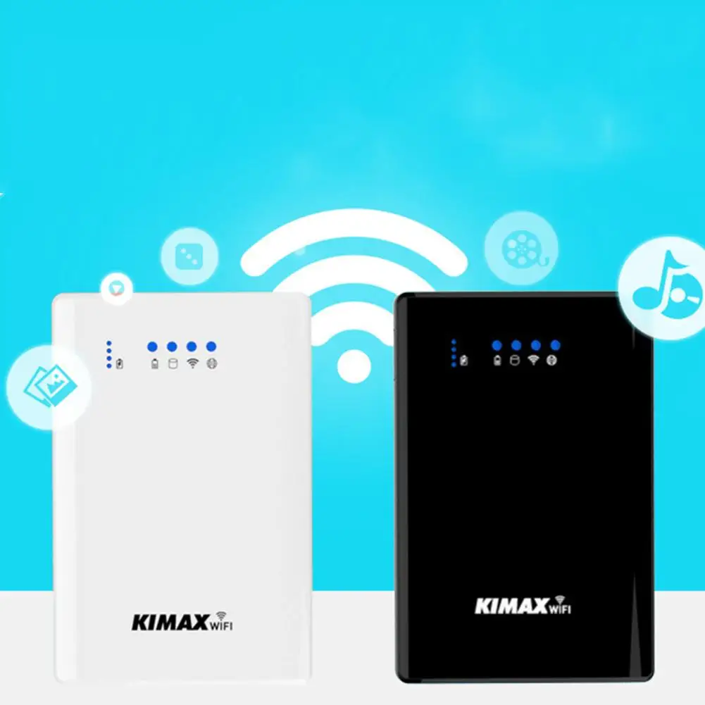 

Portable SATA USB External Hard Disk Drive Power Bank WiFi Router HDD Enclosure