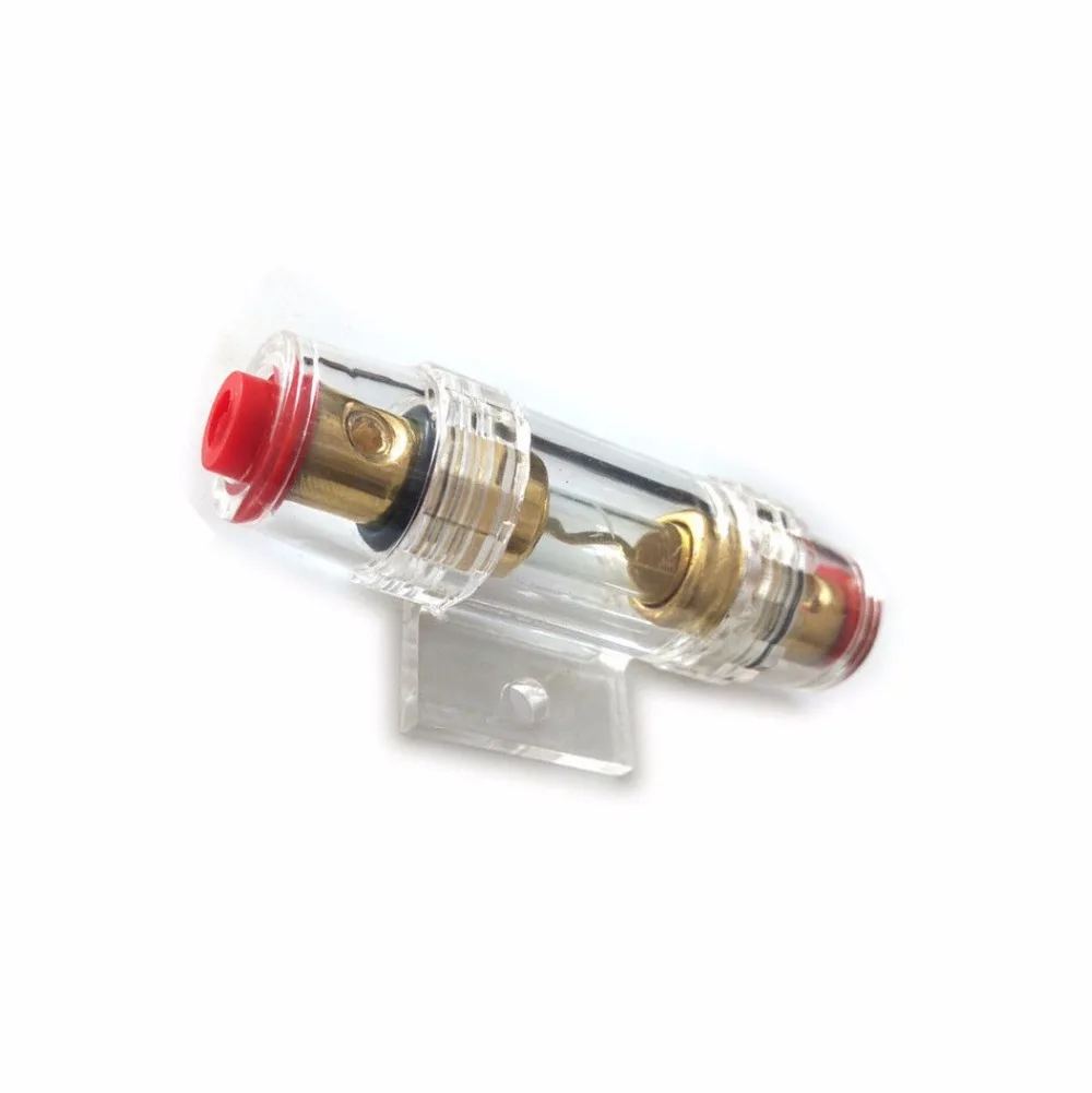 1pcs New 100A Gold Plated Fuse Holder Block for Car font b Subwoofer b font Audio