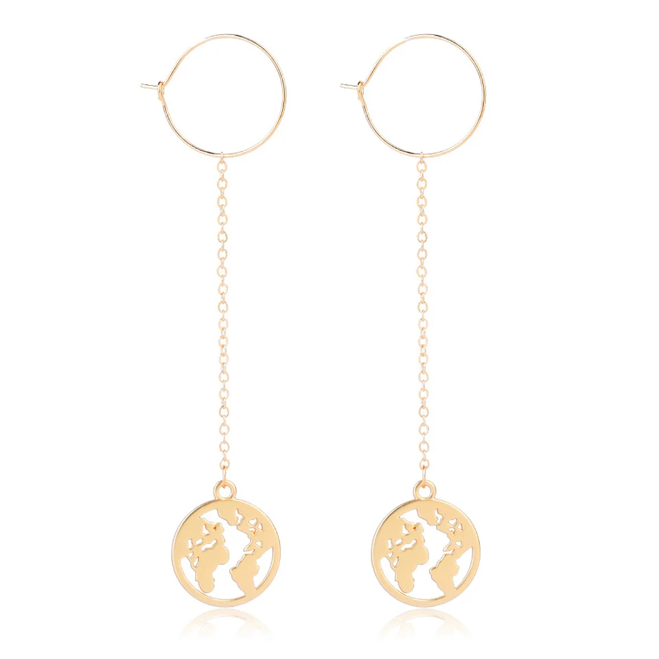 

New Arrival Fashion Style Drop Earrings Elegant Trendy Round High Quality Earring Engagement Earring Jewelry For Women