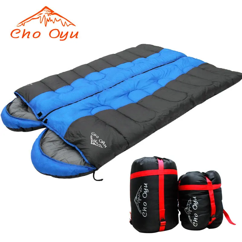 

Thick Cotton Autumn Winter Outdoor Camping 5 Degree Temperature Cold Resistant Adult Sleeping Bag Joinable Design Free Shipping
