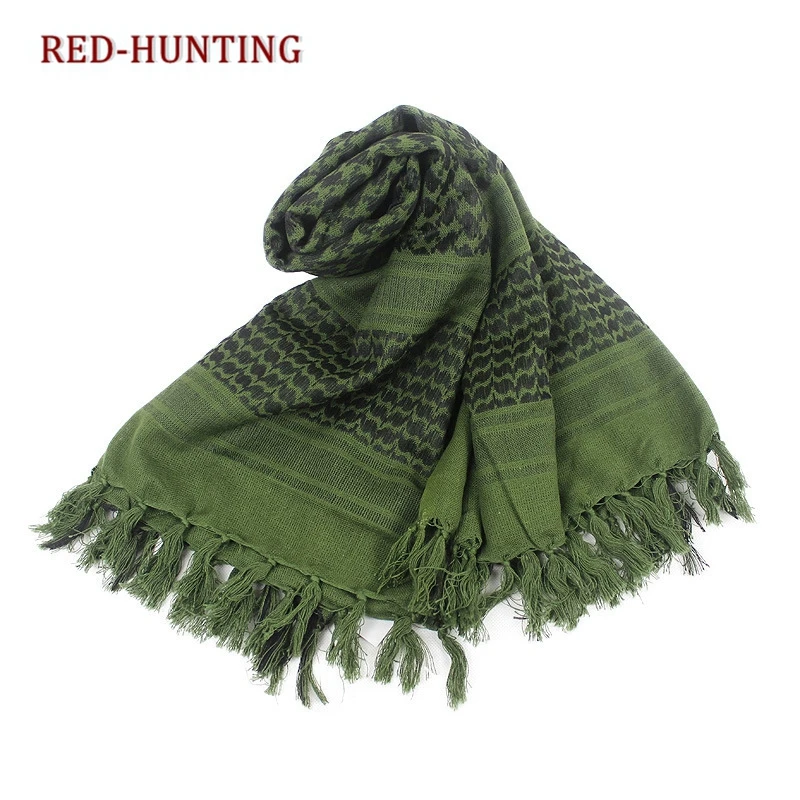 Desert Military Shemagh Scaries Tactical Keffiyeh Head Neck Scarf Arab Wrap Free Shipping