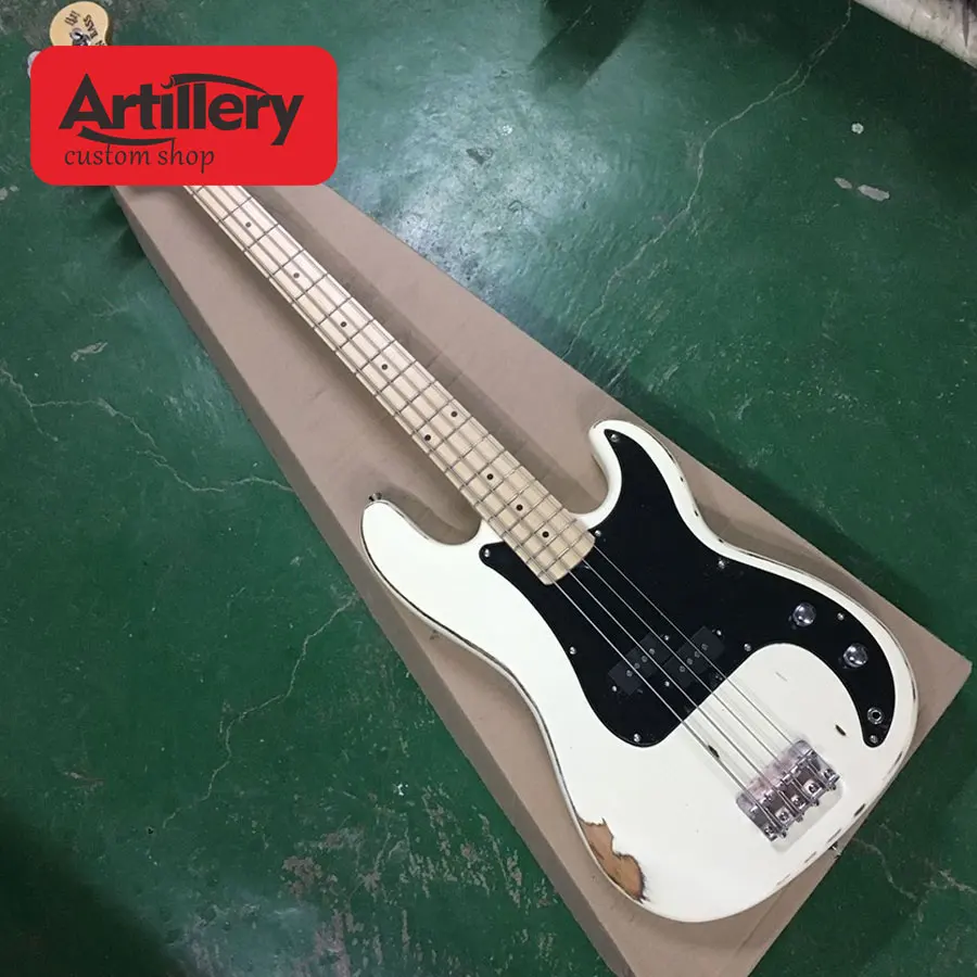 Новинка высокое качество Заводские на заказ P bass 4 струны электрические басы