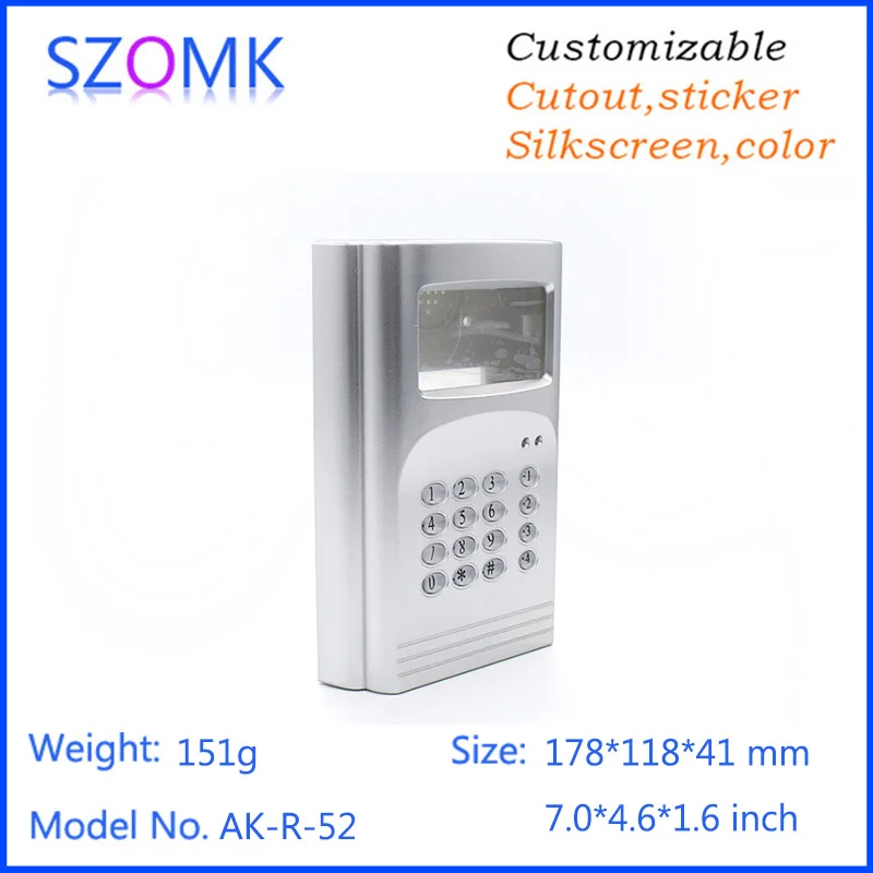 

1 pc, 178*118*41mm RFID plastic control enclosure electric junction box hot sales szomk new plastic box for electronics project