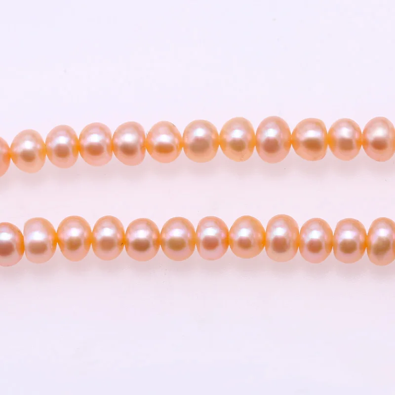 JYX жемчужное ожерелье Чокер белый, розовый, бледно-лиловый натуральный жемчуг ожерелье из пресноводного жемчуга Регулируемая длина 18(4,5-5,5 мм