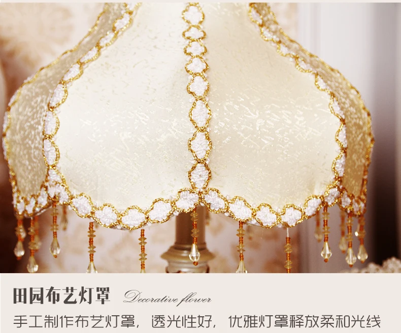 Светодиодный прикроватный столик, Королевский винтажный свадебный подарок из смолы, лампа для гостиной