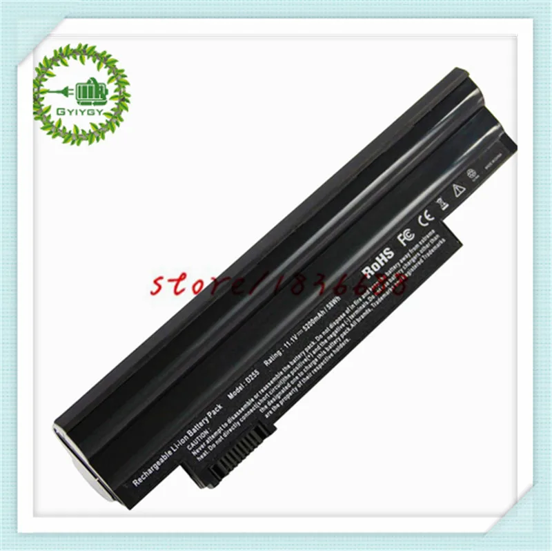 Gyiygy 6 cell AL10B31 AL10A31 AL10G31 ноутбук Батарея для acer Aspire One AOD255 AOD260 D255 D255E D260 D257 D257E D270