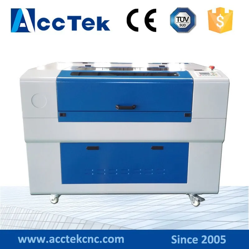

Simple operation China Jinan good manufacturer small laser cutting machine AccTek 6090