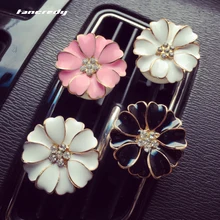 Tancredy автомобильный воздушный вентиляционный зажим духи Маргаритка цветок автомобильный парфюм воздушный зажим для освежителя воздуха автомобильный Кондиционер Твердый освежитель воздуха