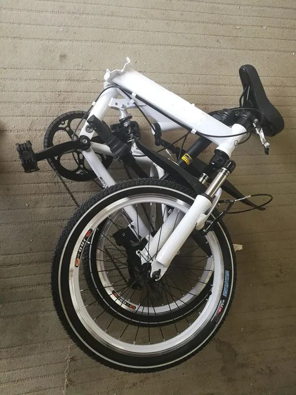 bumble cross Folding Bike 20 inch 6 speed double disc V Brake mountain