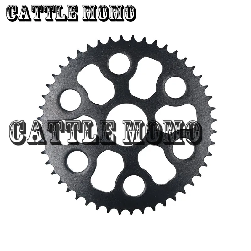 Black Dirt motorcycle Front Sprocket & Rear Sprocket gear transmission For Yamaha Tricker XG250 (428) Motorcycle XG 250