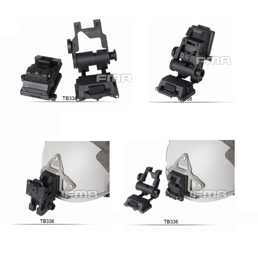 FMA страйкбол Пейнтбол L3G24 PVS15/18 NVG Крепление черный пластик шлем Крепление аксессуары TB336