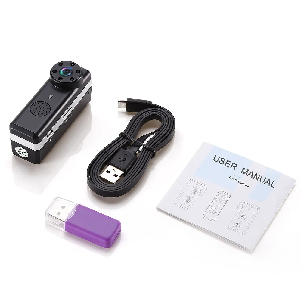 BOBLOV мини ip камера HD 1080P WiFi с датчиком движения ночное видение беспроводная