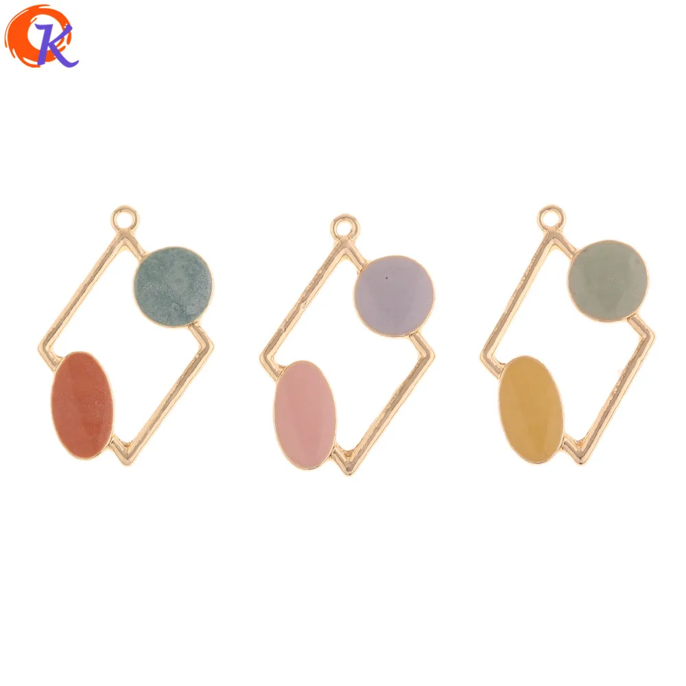 

Cordial Design 60Pcs 21*32MM Jewelry Accessories/Charms/Paint Effect/Rhombus Shape/DIY Earring Making/Hand Made/Jewelry Findings