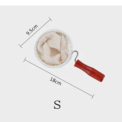 Фильтр для кофе шелковые чулки молочный фильтр для кофе и чая сумка инструмент для молочного чайного магазина Семейные кухонные инструменты C1112 b - Цвет: Small size