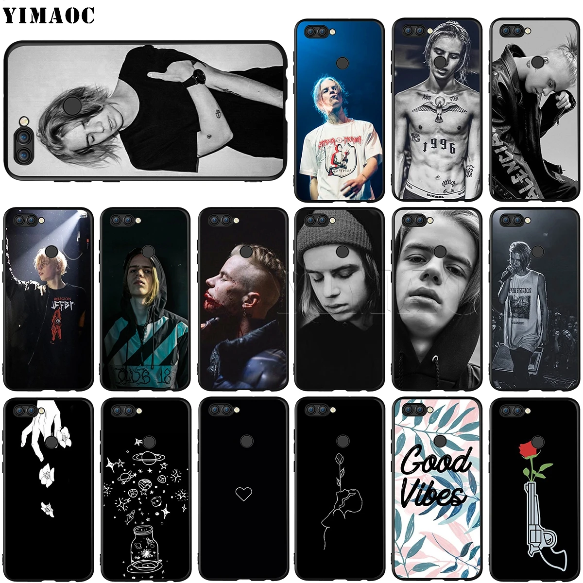 

YIMAOC Pharaoh Silicone Case for Huawei Honor 6a 7a 7c 7x 8 9 10 Lite Pro Y6 Prime 2018 2017