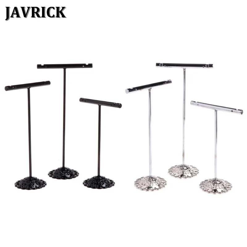 JAVRICK 3 шт сплав серьги дисплей t образный стенд витрина Ювелирные изделия