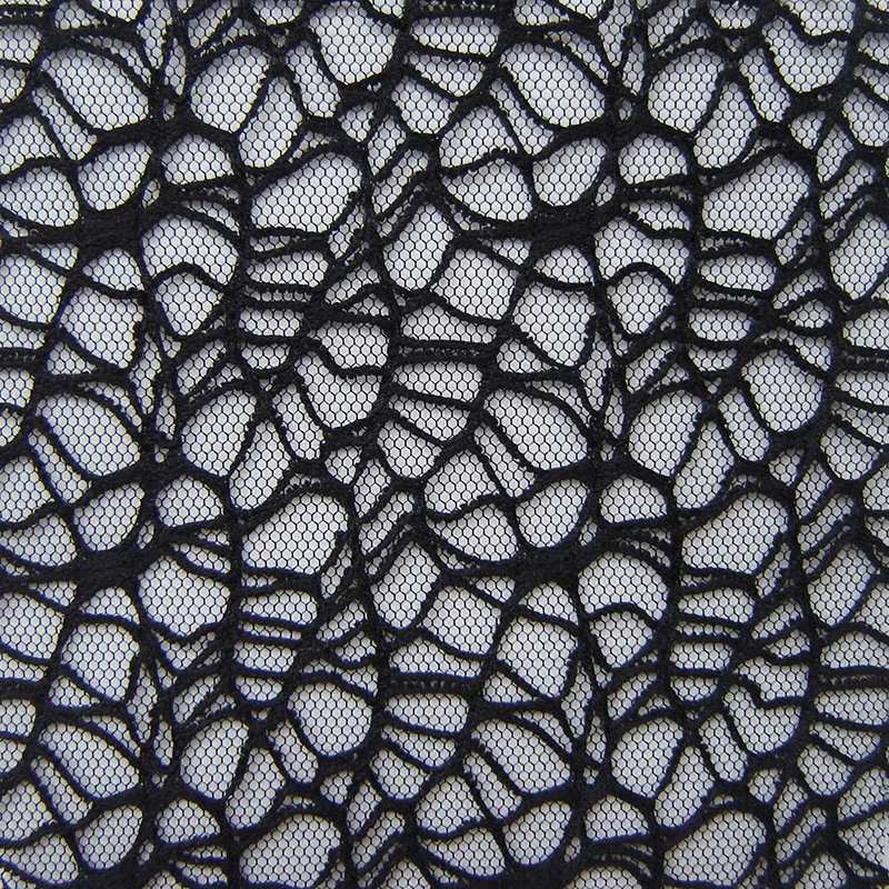 Halloween spider web clothes black mesh fabric white transparent