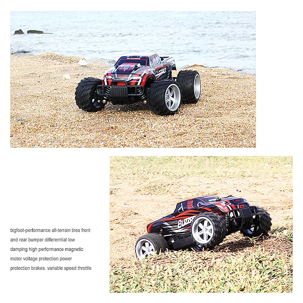 2018 New 9504 RC Car 116 2.4G 4WD Half Scale High Speed 20kmh RC Off-road Buggy Car with 7.4V 380mAh Lipo battery (6)