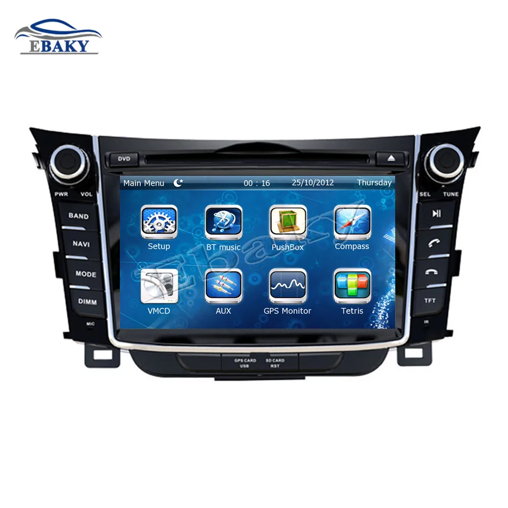 NaviTopia 7inch Car DVD Player For Hyundai i30 2012 Car Multimedia With