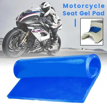 

Motorcycle Seat Gel Pad Ice Absorption Cushion Comfortable Soft Mat Scooter Modified Cover Blue Durable Practical For Motorbike