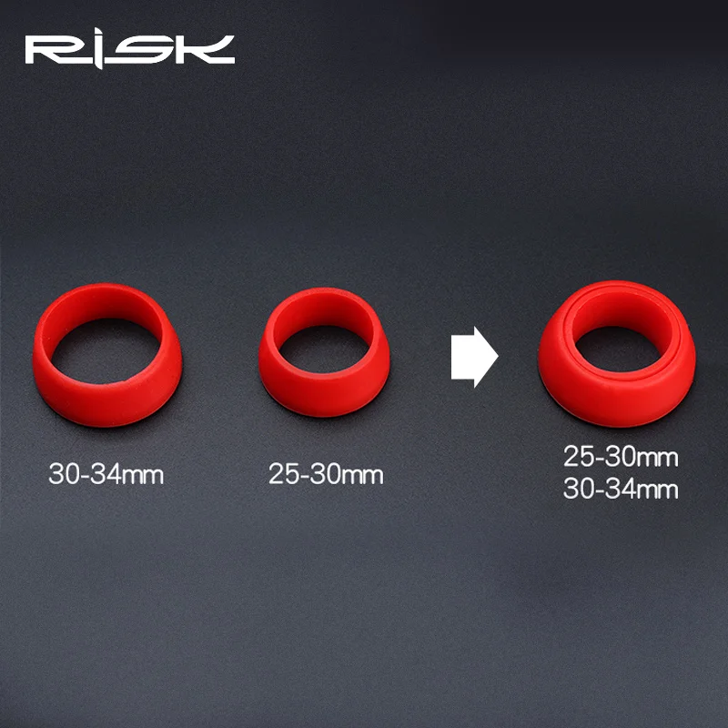 RISK 1 пара седло для горного и дорожного велосипеда резиновое кольцо пылезащитный чехол велосипедная Силиконовая Водонепроницаемая прокладка для велосипедного подседельного штыря
