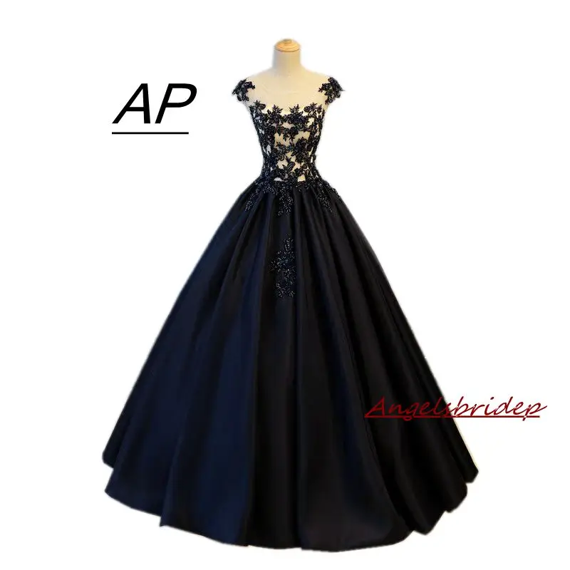 Navy-Blue-Puffy-Quinceanera-Dresses-2017-Satin-Princess-Ball-Gown-for-Prom-Sweet-Sixteen-16-Dresses