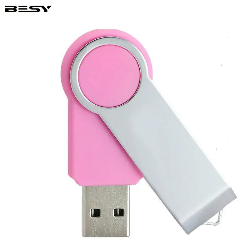 Металлическая USB флешка 64 ГБ 32 ГБ 16 ГБ 8 ГБ 25 ГБ высокоскоростной флеш-накопитель карта памяти usb флешка - Цвет: pink