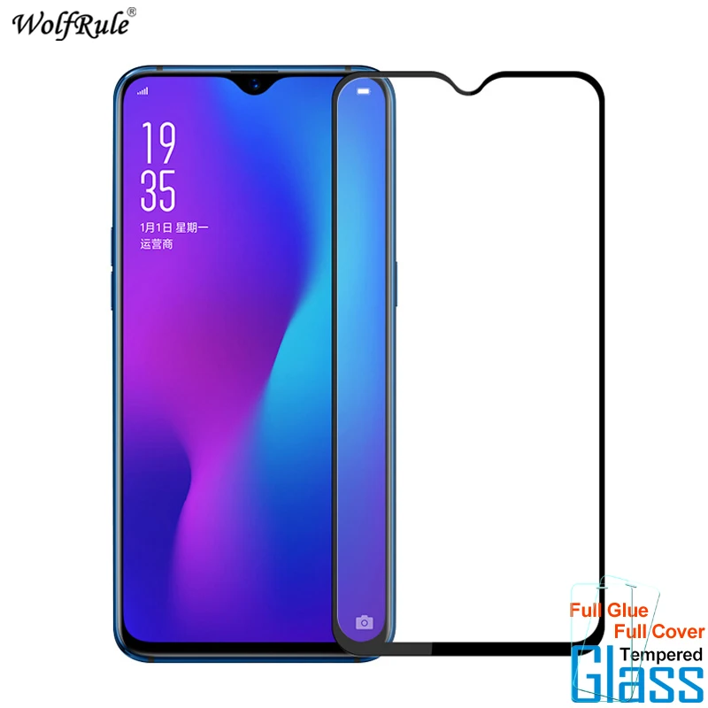

2Pcs Glass OPPO RX17 Neo Screen Protector Full Glue Cover Tempered Glass For OPPO RX17 Neo Glass Phone Film OPPO K1 / R15X 6.4''