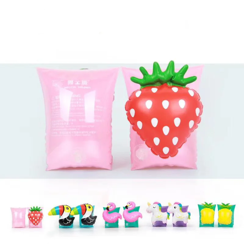 Flamingo Unicorn Inflatable Swim Arm Circle Pineapple Strawberry PVC Baby Safety Floating Sleeve Swimming Pool Accessories Flamingo Unicorn Inflatable Swim Arm Circle Pineapple Strawberry PVC Baby Safety Floating Sleeve Swimming Pool Accessories