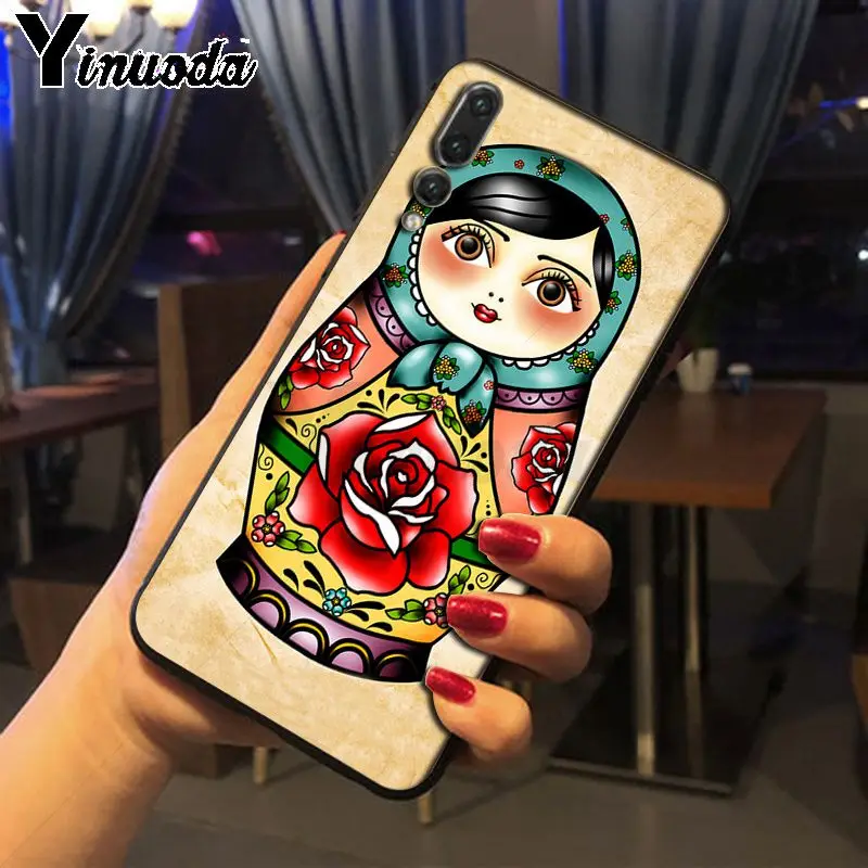Cute Russian Dolls Pattern Matryoshka