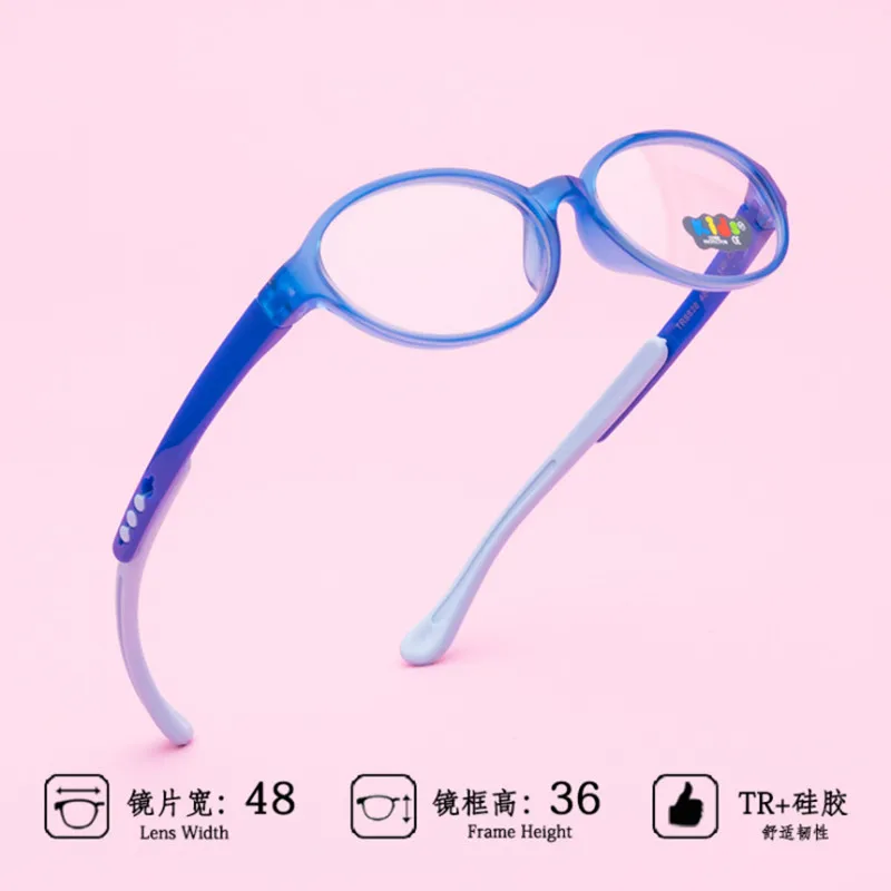 

Children's glasses Boy Girl Eyeglasses Lightweight Eyewear Frame Children Prescription Glasses frame Silicone nose care 828