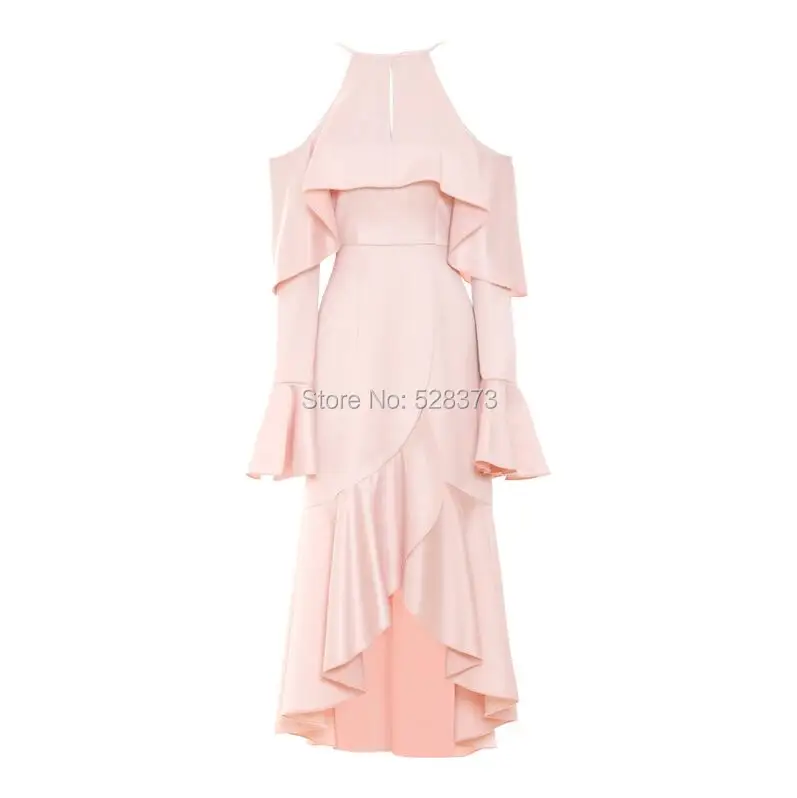 YNQNFS ED41 Robe De Soiree Vestidos реальные фотографии с открытыми плечами длинными рукавами