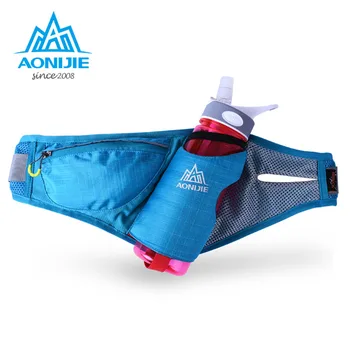 

AONIJIE Outdoor Sport Running Waist Bags For Women Men Sport Nylon Unisex Pouch Outdoor Patchwork Pocket With Bottle Holder
