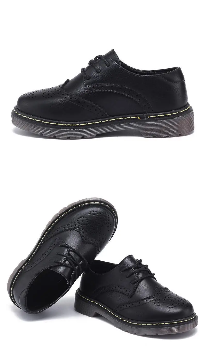 Crianças de Couro Genuíno Sapatos de Vestido