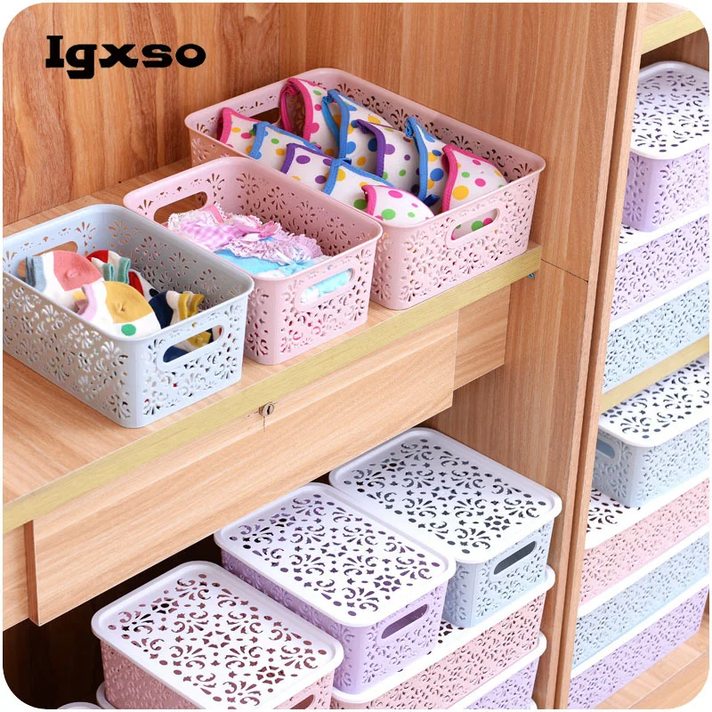 Lgxso Brand Organizer for Underwear Box Closet Organizer Plastic Sock
