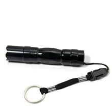 New Arrival Flashlight Torch Handy Mini CREE LED Light Lamp Keychain Black Waterproof
