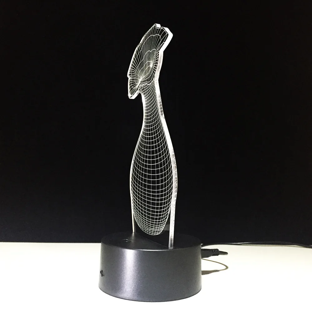 Цветочные настольные лампы 3d Led Usb светодиодные ночные светильники Внешний